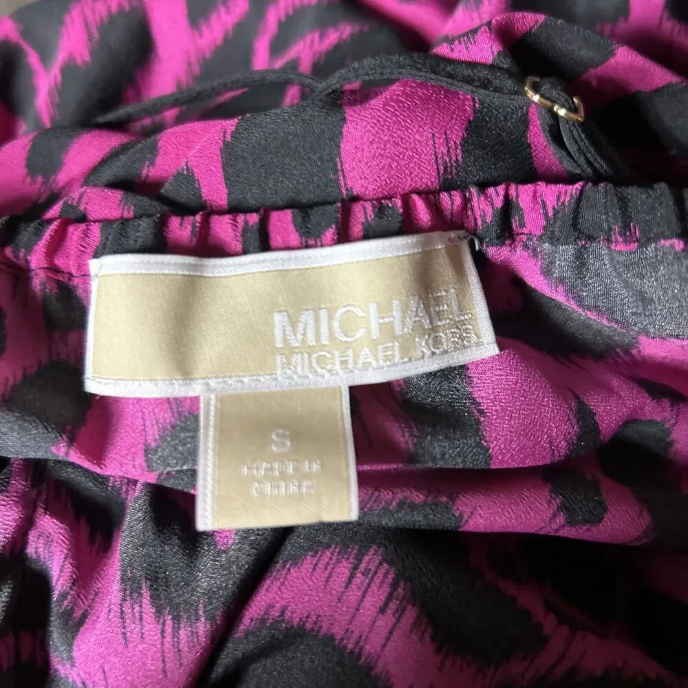 Michael Kors Jumpsuit Wide Leg Adjustable Spaghetti Strap Pull On